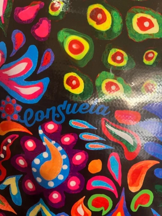 Consuela Black Multicolor Floral Paisley Tote - Picture 7 of 12